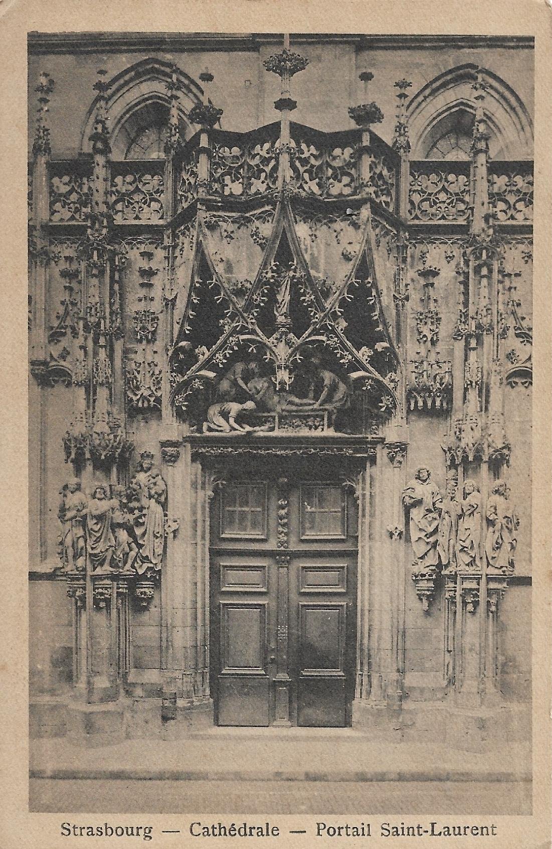 /France/FR_place_1926_Strasbourg - Cathedrale - Portail Saint-Laurent.jpg